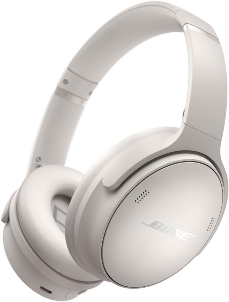 White colored Bose QuietComfort Wireless Noise Cancelling Headphones make for a great accessible gift