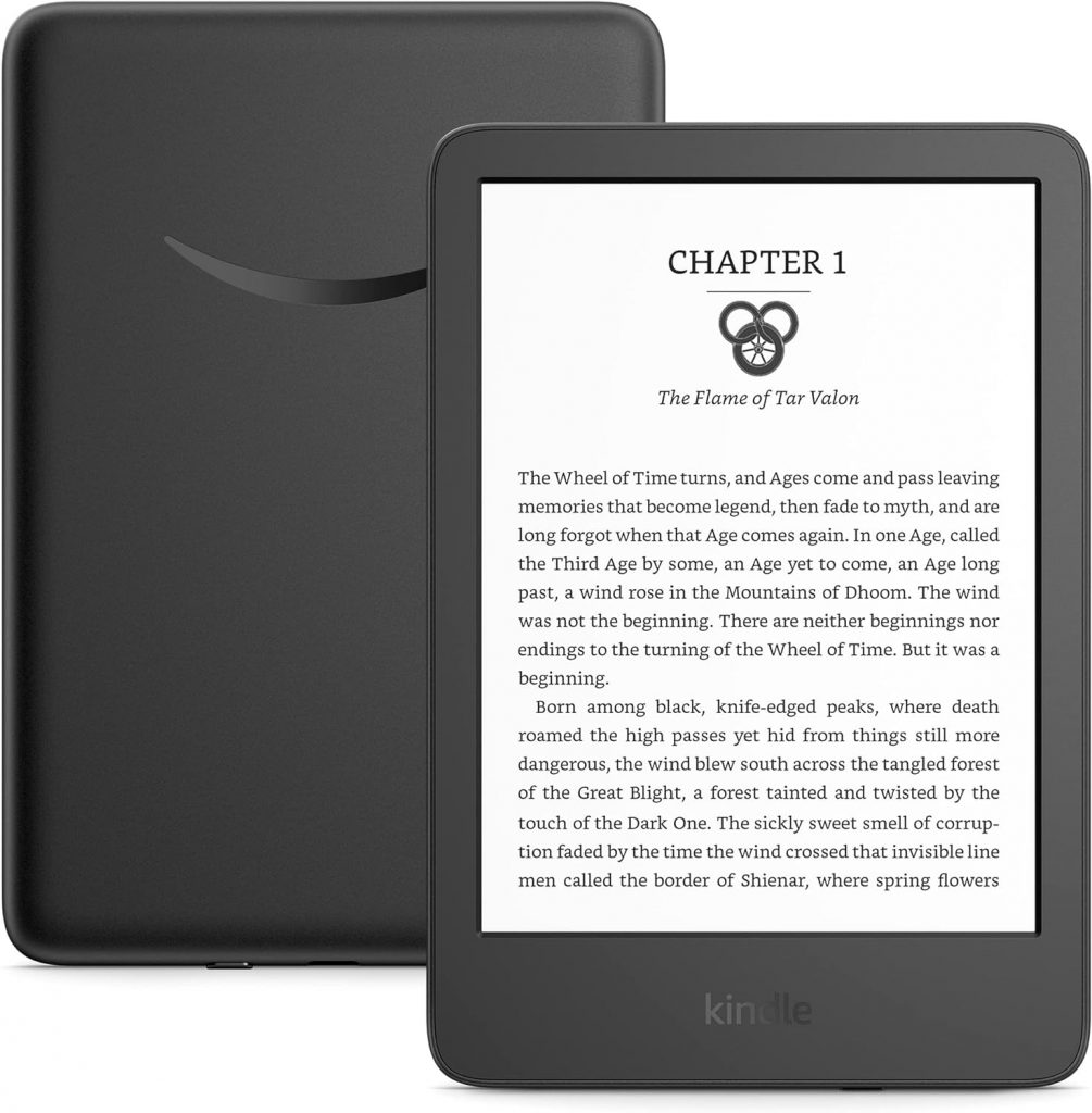 A Kindle e-reader by Amazon makes for a great accessible gift